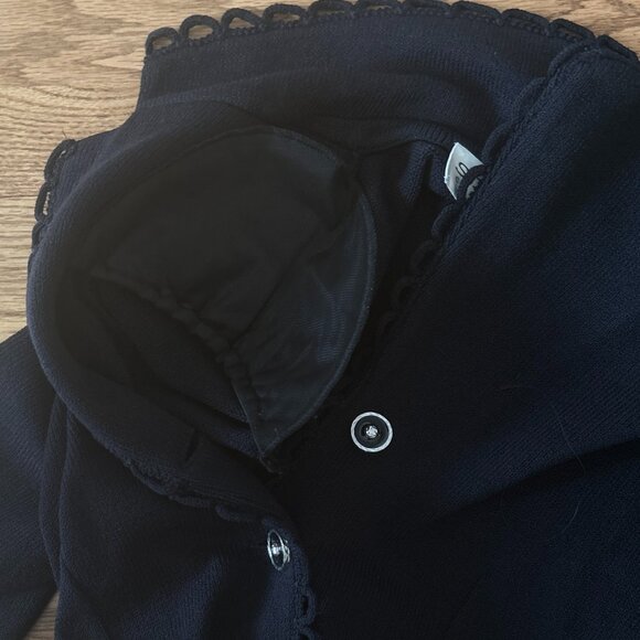 St. John Collection | Crochet Scallop Trim Jacket - Picture 13 of 16